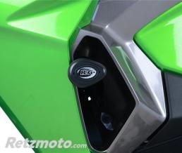 Tampons de protection R&G RACING Aero noir (sans per�age) Kawasaki Versys X-250/300