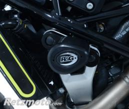 Tampons de protection R&G RACING Aero noir Husqvarna Vitpilen 401