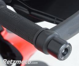 Embouts de guidon R&G RACING noir Ducati Hyperstrada/Hypermotard 821/939