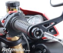R&G Embouts de guidon R&G RACING noir Triumph