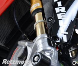 Protection de fourche R&G RACING noir MV Agusta Brutale R 1090