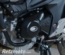 Couvre-carter gauche R&G RACING noir Kawasaki Z800