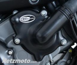 R&G Couvre-carter R&G RACING gauche (pompe � eau) noir Aprilia Caponord 1200