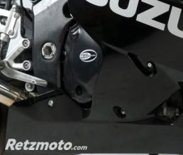 Kit couvre-carter R&G RACING noir Suzuki GSX-R600 (2 pi�ces)