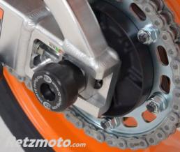 Protection de bras oscillant R&G RACING noir Honda CBR600RR/1000RR