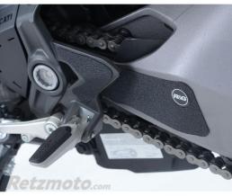 Adh�sif anti-frottement R&G RACING repose-pieds passager noir (4 pi�ces) Ducati Monster 1200S