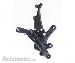 Commandes recul�es R&G RACING Race ajustables noir Kawasaki ZX10-R