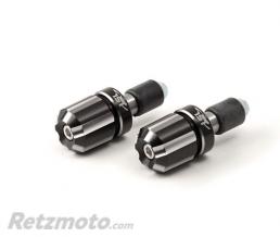 Embouts de guidon LSL Dual Dise noir/argent