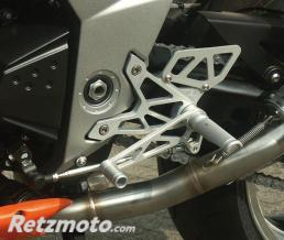 COMMANDES RECULEES POUR KAWASAKI Z750 & Z1000 2007-08