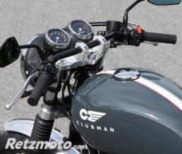 LSL T� de fourche anodis� noir LSL Kawasaki W650