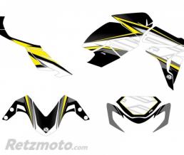 KIT D�CO MOTO PROFIL SUZUKI GSR 750 NOIR JAUNE