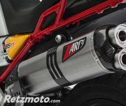 Silencieux �chappement Zard racing slip-on moto Guzzi V85 TT