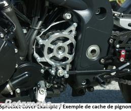 LSL Carter de pignon de sortie de boite LSL Clubman noir Triumph Speed Triple 1050