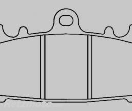 Plaquettes de frein BERINGER 2654S Standard �triers axiaux 4 pistons
