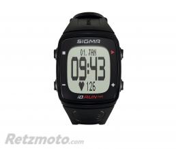 MONTRE CARDIO SIGMA ID.RUN HR NOIR 10 FONCTIONS DONT DISTANCE ET VITESSE GPS PRISE DE LA FREQUENCE AU POIGNET