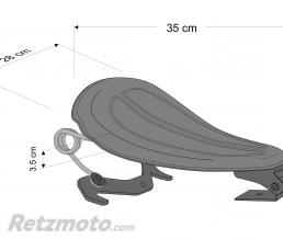 SELLE MOTO BOBBER MOD�LE COLUMBIA CUIR NATUREL HARLEY DAVIDSON XL883/1200
