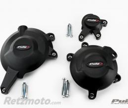 PUIG KIT PROTECTION DE CARTER MOTEUR KAWASAKI ER-6N 06'-16' C/NOIR