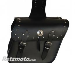 CZS Paire de sacoches cavali�re moto adaptable mod�le APACHE Basique 11L
