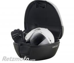 TOP CASE SHAD SH33 NOIR 33L AVEC PLATINE (CONTENANCE 1 CASQUE INTEGRAL + ACCESSOIRES) (L43xH31xP42cm)