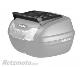 TOP CASE SHAD SH40 CARGO NOIR 40L AVEC PORTE-BAGAGE INTEGRE AVEC PLATINE (CONTENANCE 1 CASQUE INTEGRAL + 1 CASQUE JET) (L49,2xH32,5xP42,5cm)