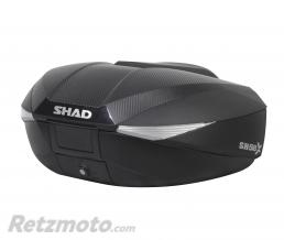 TOP CASE SHAD SH58X EXPANDABLE NOIR-CARBONE 58L AVEC AVEC PLATINE (3 VOLUMES POSSIBLE 46-52-58) CONTENANCE 2 CASQUES INTEGRAUX) (L61xH27xP48cm)