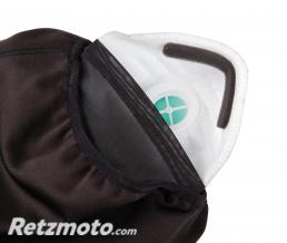 Tour de cou windbreaker avec masque antipollution FFP2 int�gr�e