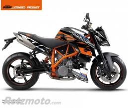 KUTVEK KIT DECO MOTO SPRING KTM SUPER DUKE 990 BLANC ORANGE