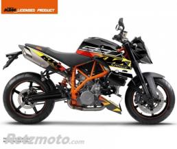KUTVEK KIT DECO MOTO MASS KTM SUPER DUKE 990 NOIR JAUNE