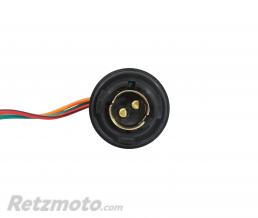 PORTE-AMPOULE/FICHE/DOUILLE 12V BAY15D AVEC CABLE