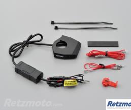 Double prise USB Daytona pour guidon moto/quad 2.4A