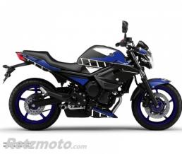 KUTVEK KIT DECO MOTO VINTAGE YAMAHA XJ6 BLEU