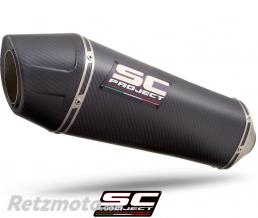 Silencieux X-Plorer II GT Carbone SC PROJECT Moto guzzi V85TT Embout fibre de carbone