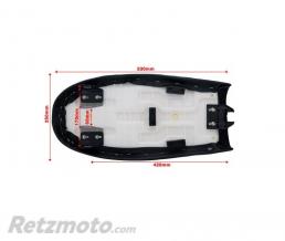 Selle moto Cafe racer CLASSIC RACE BARRACUDA-U105-CM