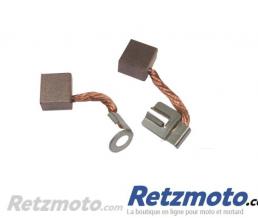 JMP- Kit balais/charbon demarreur Yamaha TW125/YBR125/XT125/YP125 majesty(oem 3C5-81801-00/50M-81801-M0)
