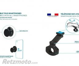 Support smartphone moto Mobilis Universel/Rotation 360� Noir