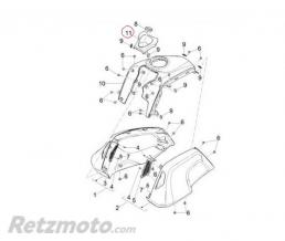 Capot de contacteur � cl� Moto guzzi V85TT-2B005467