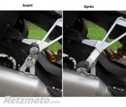 Prolongateurs repose pieds passager Moto Guzzi V100 Mandello/Stelvio-MG-EP-V100