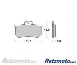 Plaquettes de freins AP RACING ROUTE RACING M�tal Fritt� Avant-LMP261 SRR