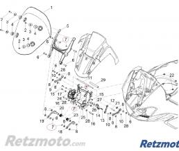 Clip axe bulle Moto guzzi V100 Mandello-620970