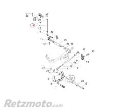 Tringle de commande selecteur Moto guzzi V7/V9-2B001941
