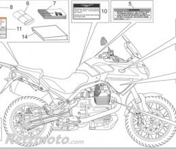 Decalco Stelvio 1200 4V Moto guzzi-978987