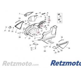 Silent bloc carenage Moto guzzi Stelvio 1200-978152