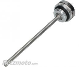 Thermometre/jauge huile M24x1.5x130 mm Moto guzzi V7/V9 Fond Blanc