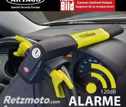 Antivol Voiture Artago 870 Canne de Volant alarme Intelligente 120 DB