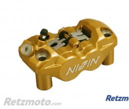 NISSIN Etrier de frein 4 pistons radial avant gauche Or Nissin