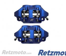 �triers frein radial ACCOSSATO monobloc forg� (Paire) entraxe 108mm bleu