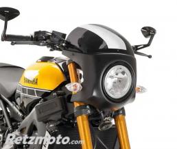 Tete de fourche Moto guzzi V7 III/Bonneville Speedmaster noir/Bulle transparent