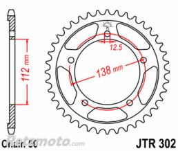 Kit chaine HONDA CB1300F DID 530ZVMX super-renforc�(couronne standard)