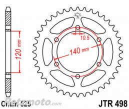 Kit cha�ne Kawasaki ZR7 DID 525VX3 16x38 standard(couronne standard)