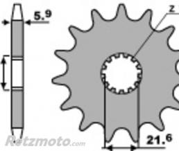 Kit cha�ne Suzuki GS500 E DID 520VX3 16x39 renforc�e(couronne standard)